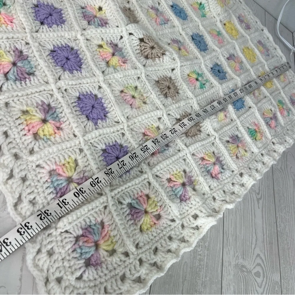 Granny Square Crochet Baby Blanket